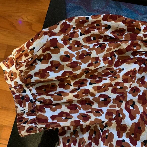 Nine West Puffed Sleeve Shirt - Picture 3 of 4